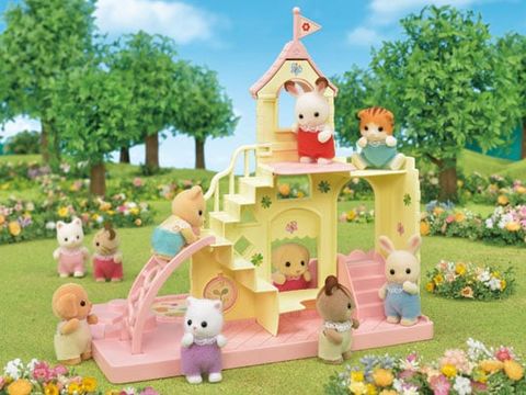  Đồ chơi Sylvanian Family BABY CASTLE PLAYGROUND S-64 Epoch Japan Calico Critters - B077M5K7MM 