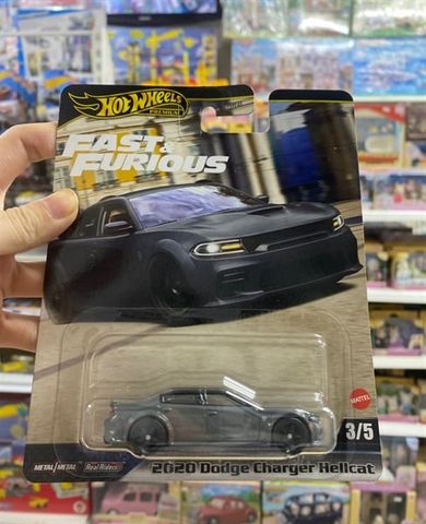  Mô hình xe JBL96 Hot Wheels Premium Fast & Furious 2020 Dodge charger Hellcat 