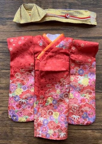  Búp bê LD-30 Licca-chan Doll Kimono Red Dress-up 