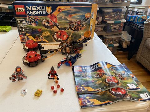  Lego Nexo Knights 70314 Xe ngựa hủy diệt của Quỷ Vương 