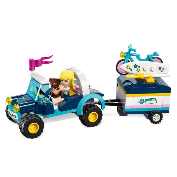 Bộ lego bé gái 41364 Xe Dã Ngoại Và Vali Của Stephanie