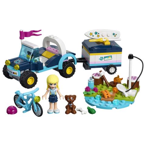  Bộ lego bé gái 41364 Xe Dã Ngoại Và Vali Của Stephanie 