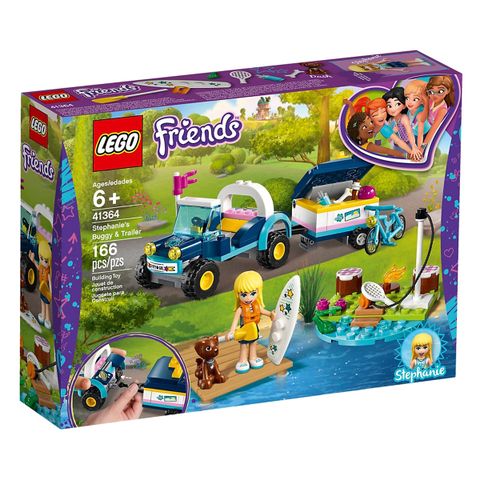  Bộ lego bé gái 41364 Xe Dã Ngoại Và Vali Của Stephanie 