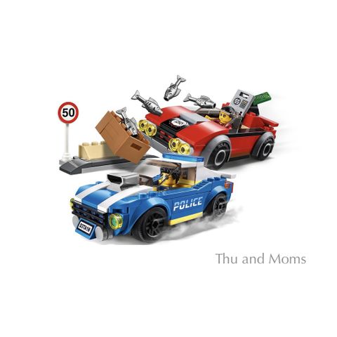  Bộ lego cho bé 60242 Truy Đuổi Trên Cao Tốc 