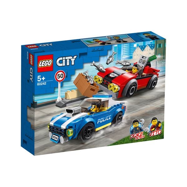 Bộ lego cho bé 60242 Truy Đuổi Trên Cao Tốc