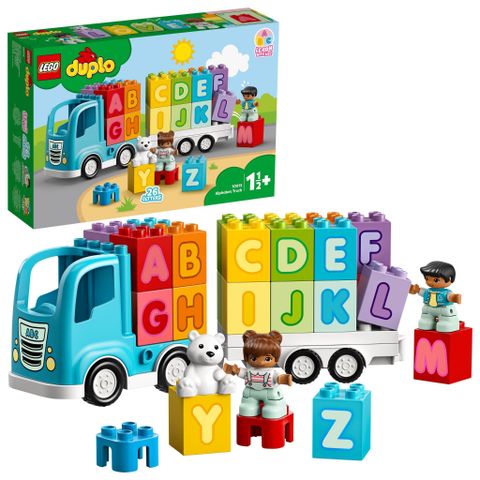  Bộ xếp hình trẻ em Lego Duplo 10915 Xe Tải Học Chữ 