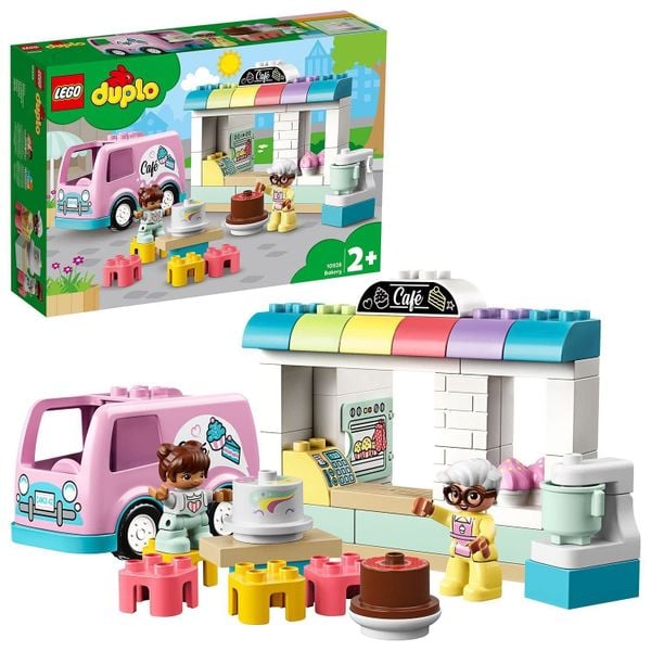 Bộ lego cho bé gái Duplo 10928 Tiệm Bánh Ngọt