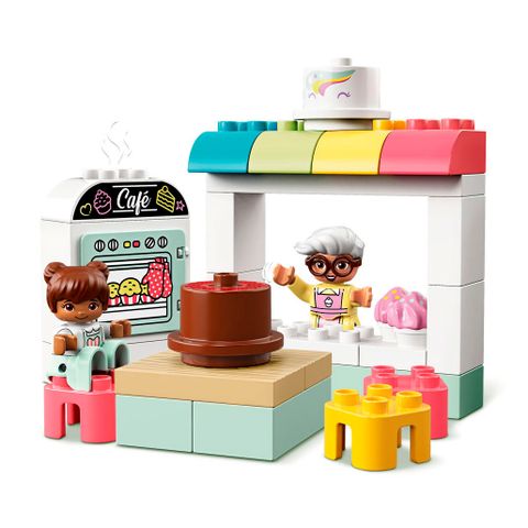  Bộ lego cho bé gái Duplo 10928 Tiệm Bánh Ngọt 