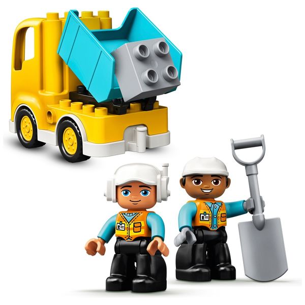 Bộ lắp ghép Lego duplo 10931 Xe Tải & Xe Xúc