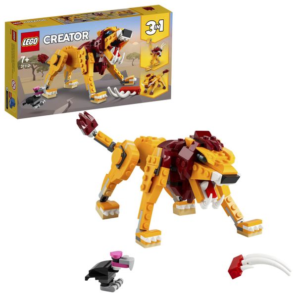 Bộ Lắp Ghép LEGO 31112 Sư Tử Wild Lion
