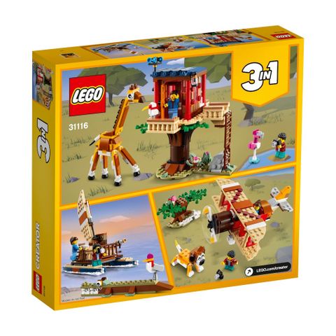  LEGO Lắp Ráp CREATOR 31116 Nhà Cây Safari 