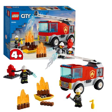  Lego city 60280 - Xe Thang Chữa Cháy 