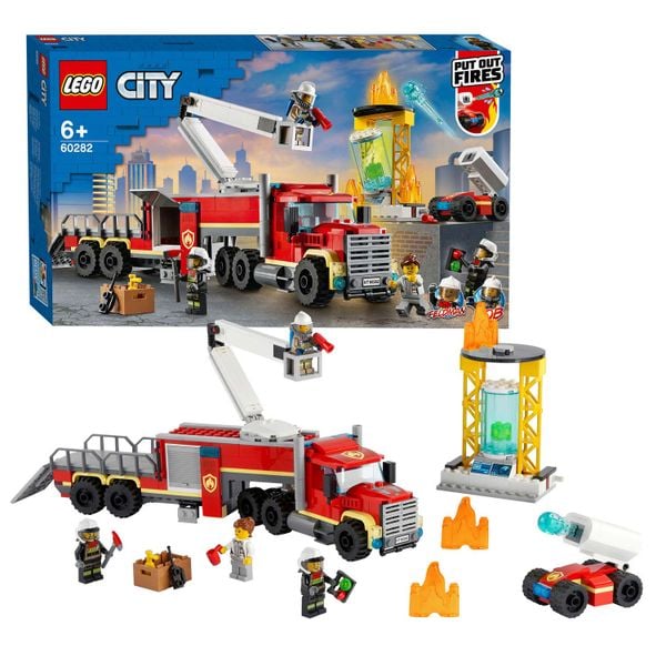 Đồ Chơi Lắp Ghép Lego City 60282 Xe Đầu Kéo Chữa Cháy