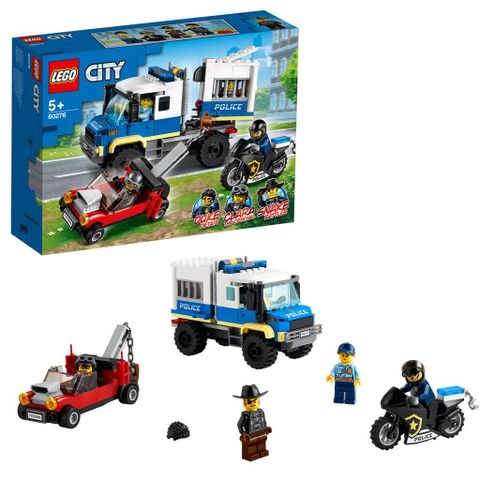  Xếp hình Lego City 60276 Xe Cảnh Sát Vận Chuyển Tội Phạm 