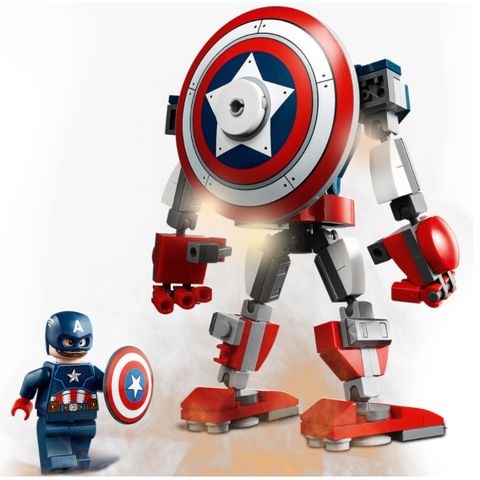  Lego xếp hình 76168 Chiến Giáp Avengers Captain America 