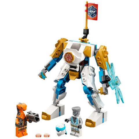  Robot Lắp Ghép Lego Ninjago 71761 Zane’s Power Up Mech Evo 95 Mảnh 
