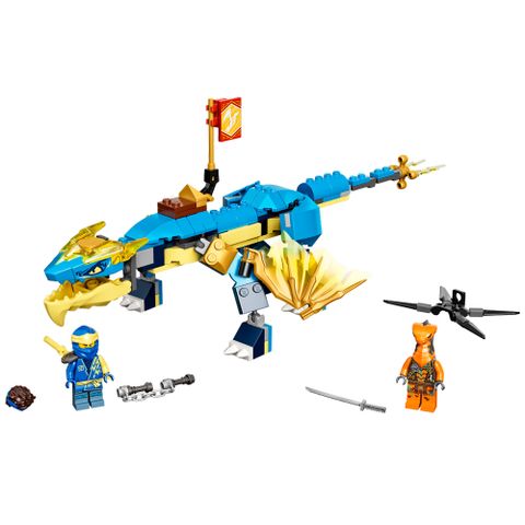  Lego Ninjago 71760 Rồng Sấm Jay’s Thunder Dragon Evo 140 Mảnh 