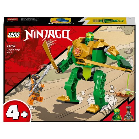  Lắp ghép Lego Ninjago 71757 Lloyd's Ninja Mech 57 Miếng 