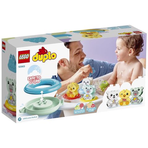  Lego Duplo 10965 - Bath Time Fun: Floating Animal Train (14 Mảnh Ghép) 