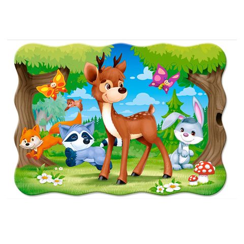  Xếp hình puzzle Nai con bé nhỏ và những người bạn 30 mảnh CASTORLAND B-03570 