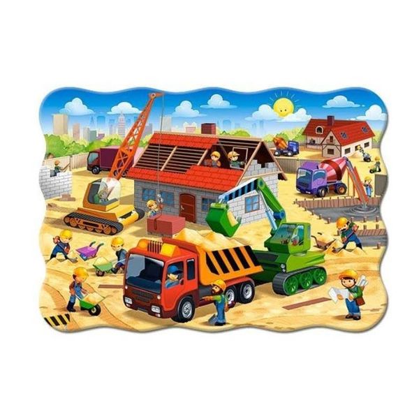 Xếp hình Puzzle Chủ đề House in Construction 30 mảnh Castorland