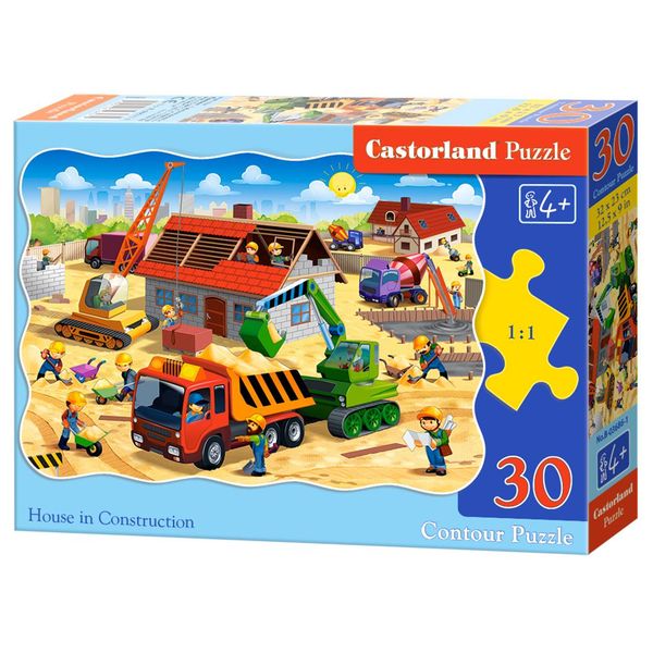 Xếp hình Puzzle Chủ đề House in Construction 30 mảnh Castorland
