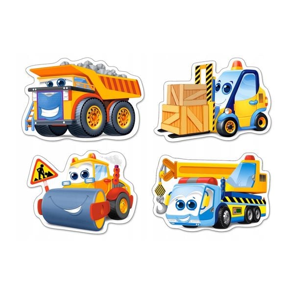 Xếp hình Puzzle Chủ đề Funny Building Machines B005024