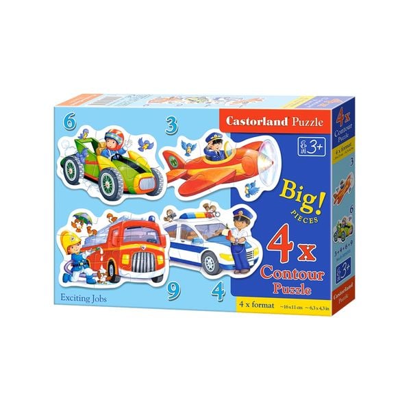 Đồ chơi Xếp hình Puzzle Chủ đề Exciting Jobs Castorland B005055