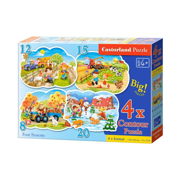 Tranh ghép Bốn Mùa Trong Năm 4 bộ 8/12/15/20 mảnh CASTORLAND