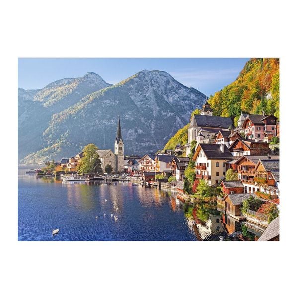 Tranh ghép hình puzzle 500 mảnh Hallstatt Castorland