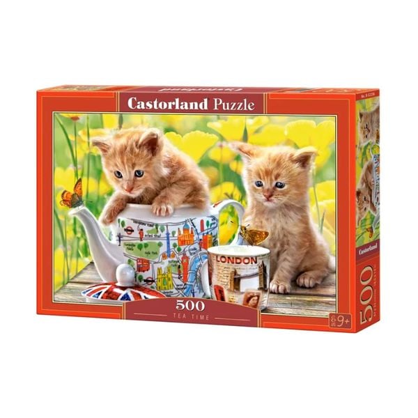 Tranh ghép hình puzzle 500 mảnh Tea Time Castorland