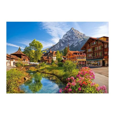  Xếp hình puzzle đô thị Kandersteg, Thụy Điển 500 mảnh CASTORLAND B-52363 