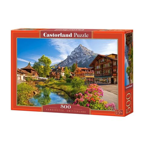  Xếp hình puzzle đô thị Kandersteg, Thụy Điển 500 mảnh CASTORLAND B-52363 