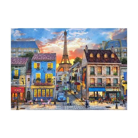  Tranh ghép hình puzzle 500 mảnh Street of Paris Castorland 