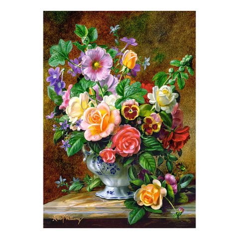  B52868 23win08 com xếp hình puzzle chủ đề Flowers in a VaseCastorland 500 mảnh 