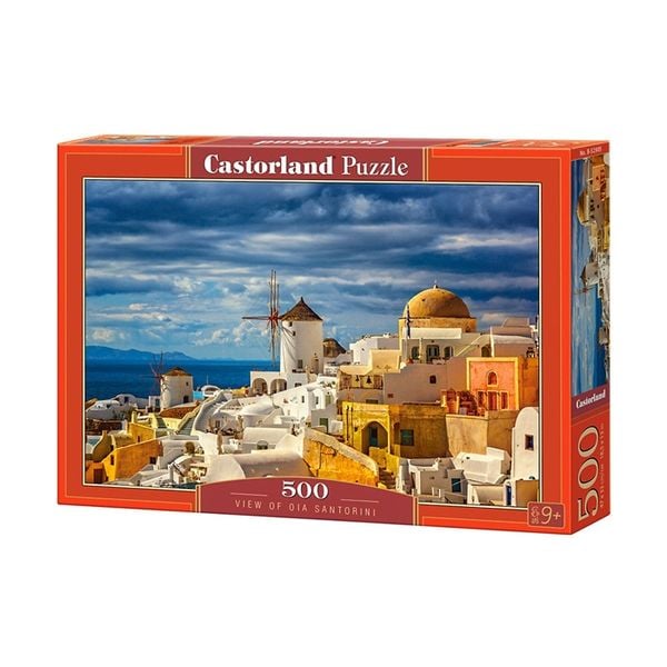 Tranh ghép hình puzzle 500 mảnh Santorini Castorland