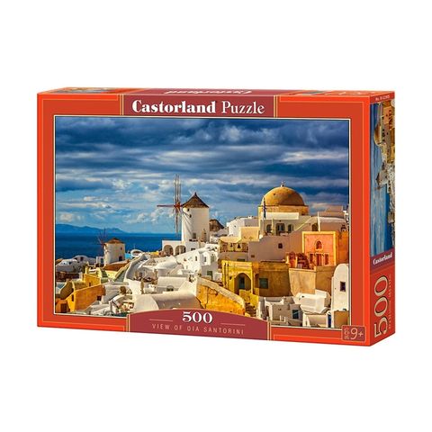  Tranh ghép hình puzzle 500 mảnh Santorini Castorland 