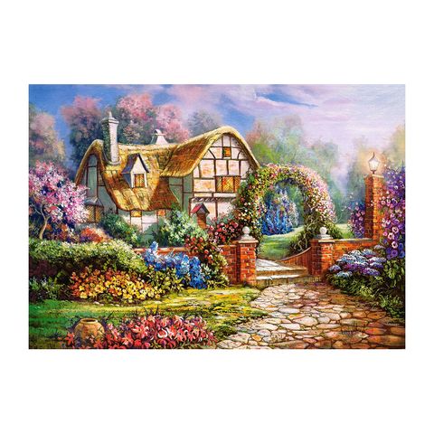  Tranh ghép hình puzzle 500 mảnh Wiltshire Gardens Castorland 