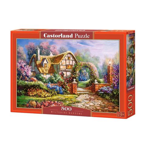  Tranh ghép hình puzzle 500 mảnh Wiltshire Gardens Castorland 