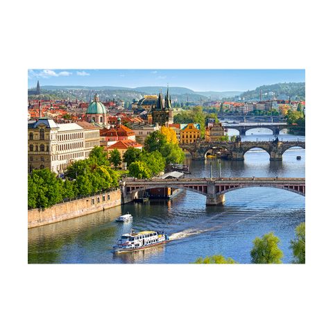  Xếp hình puzzle cảnh quan những cây cầu ở Cộng hòa Séc 500 mảnh CASTORLAND B-53087 