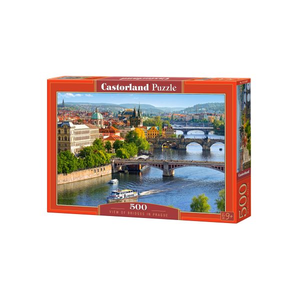 Xếp hình puzzle cảnh quan những cây cầu ở Cộng hòa Séc 500 mảnh CASTORLAND B-53087
