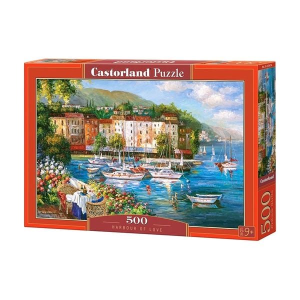 Xếp hình puzzle bến cảng tình yêu 500 mảnh CASTORLAND B-53414
