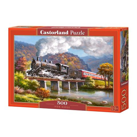  Xếp hình puzzle đoàn tàu sắt 500 mảnh CASTORLAND B-53452 