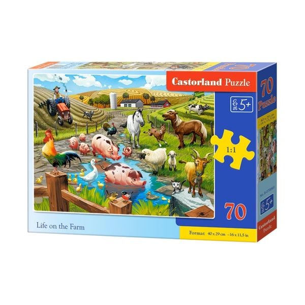 Xếp hình Puzzle Nông Trại 70 mảnh CASTORLAND B-070060