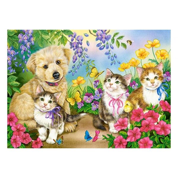 Xếp hình Puzzle Những Người Bạn Thú Cưng 70 mảnh CASTORLAND B-070114