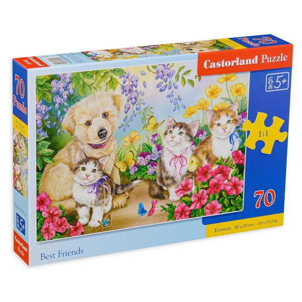 Xếp hình Puzzle Những Người Bạn Thú Cưng 70 mảnh CASTORLAND B-070114
