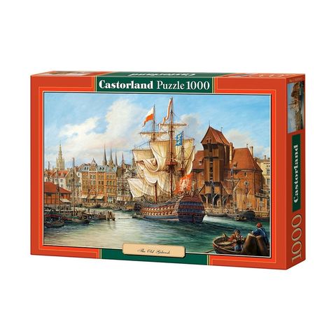  Tranh ghép hình puzzle 1000 mảnh The Old Gdansk Castorland 