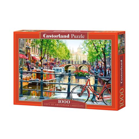 Tranh ghép hình puzzle 1000 mảnh Amsterdam Landscape Castorland 