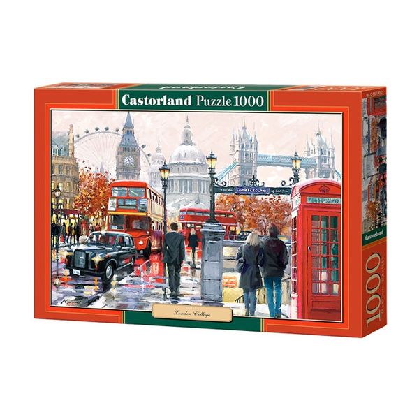 Tranh ghép hình puzzle 1000 mảnh London Collage Castorland