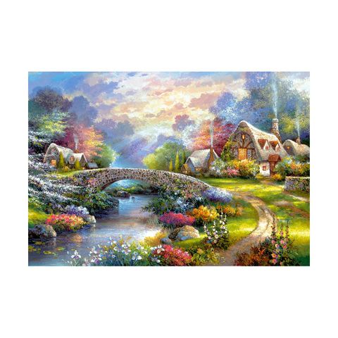  Tranh ghép hình puzzle 1000 mảnh Springtime Glory Castorland 